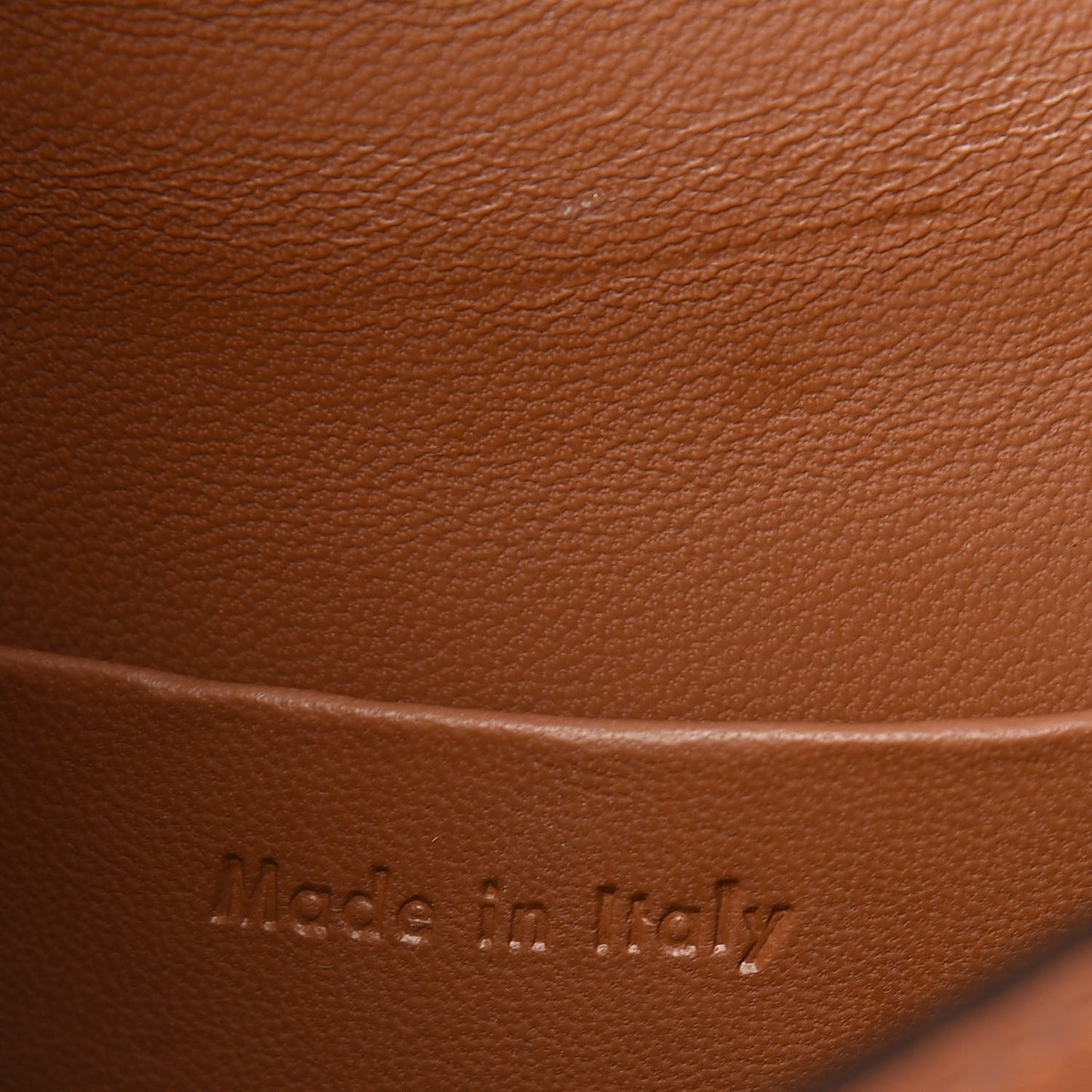 Supersoft Calfskin Small Trotteur Caramel