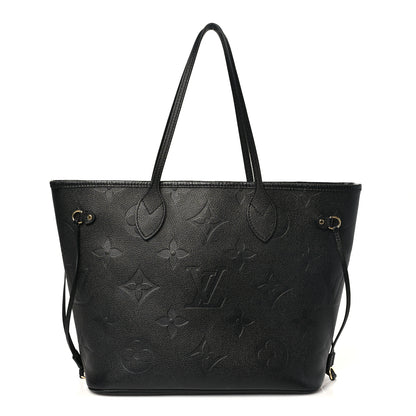 Louis Vuitton Empreinte Monogram Giant Neverfull MM Black 1 of 9