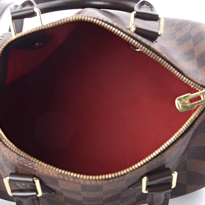 Louis Vuitton Damier Ebene Speedy Bandouliere 25 5 of 10