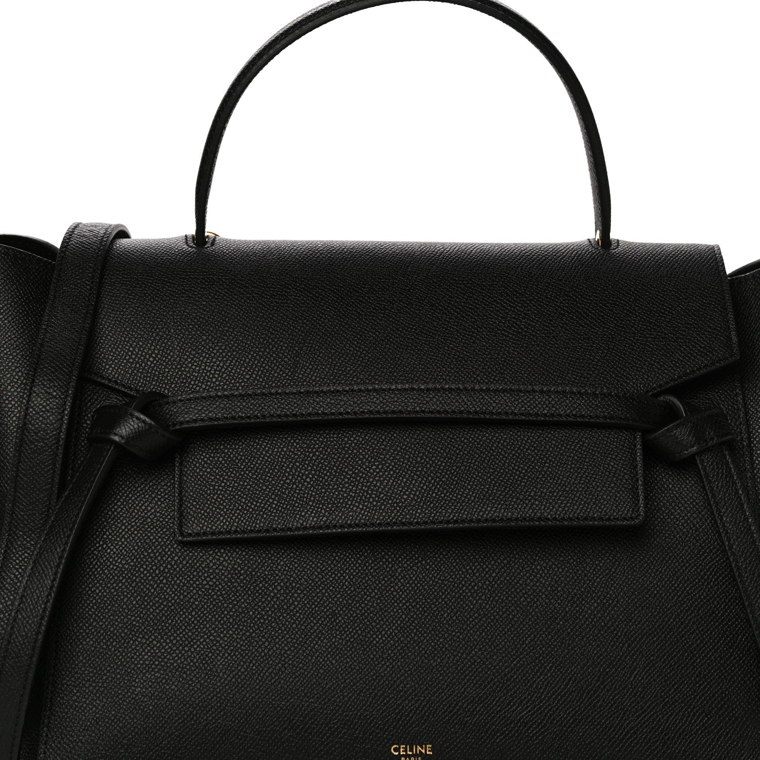 Celine Grained Calfskin Mini Belt Bag Black 9 of 12
