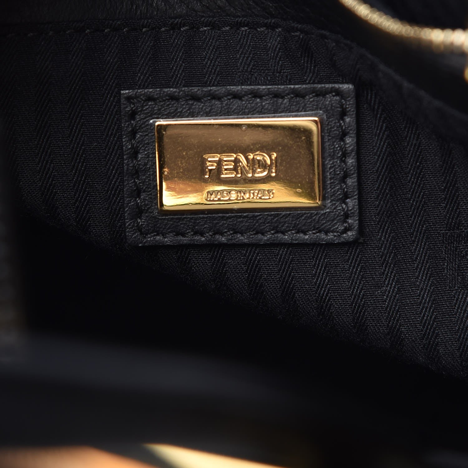 Fendi Vitello Elite Petite 2Jours Tote Black 6 of 8