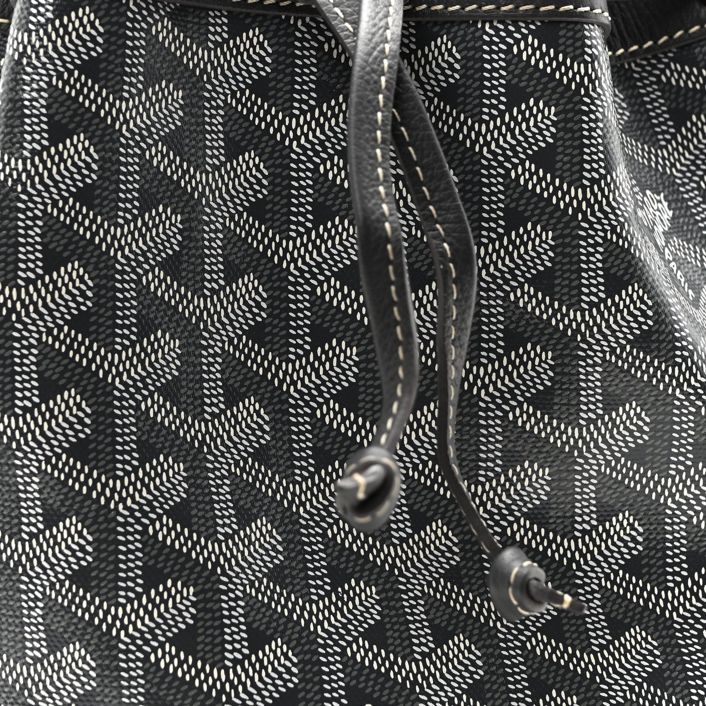Goyardine Petit Flot Bucket Bag PM Grey