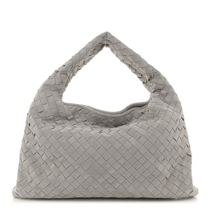 Bottega Veneta Suede Intrecciato Small Hop Sterling 1 of 10