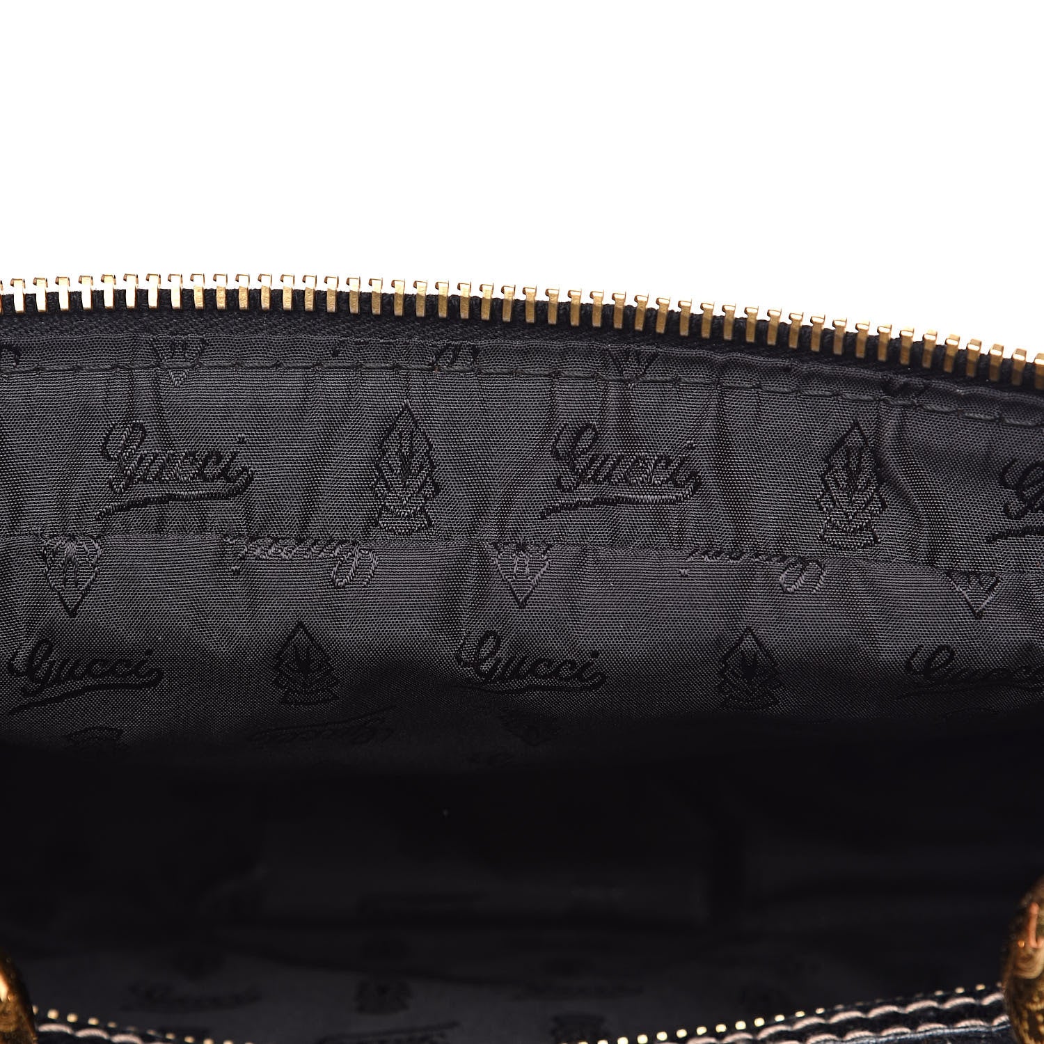 Gucci Diamante Calfskin Large Aviatrix Boston Black 12 of 16