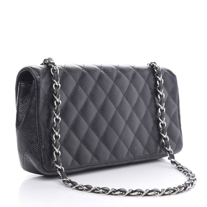 Chanel Caviar Quilted East West Flap Black 3 of 12