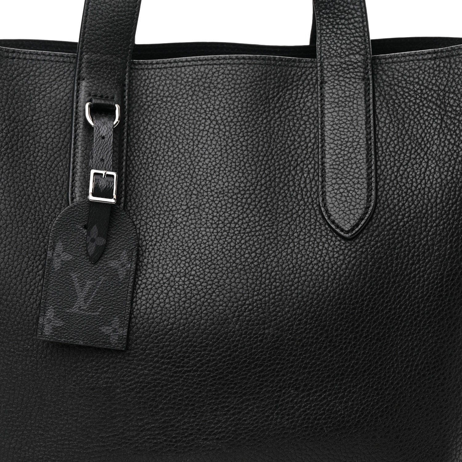 Louis Vuitton Taurillon Monogram Eclipse Cabas Voyage Black 8 of 16
