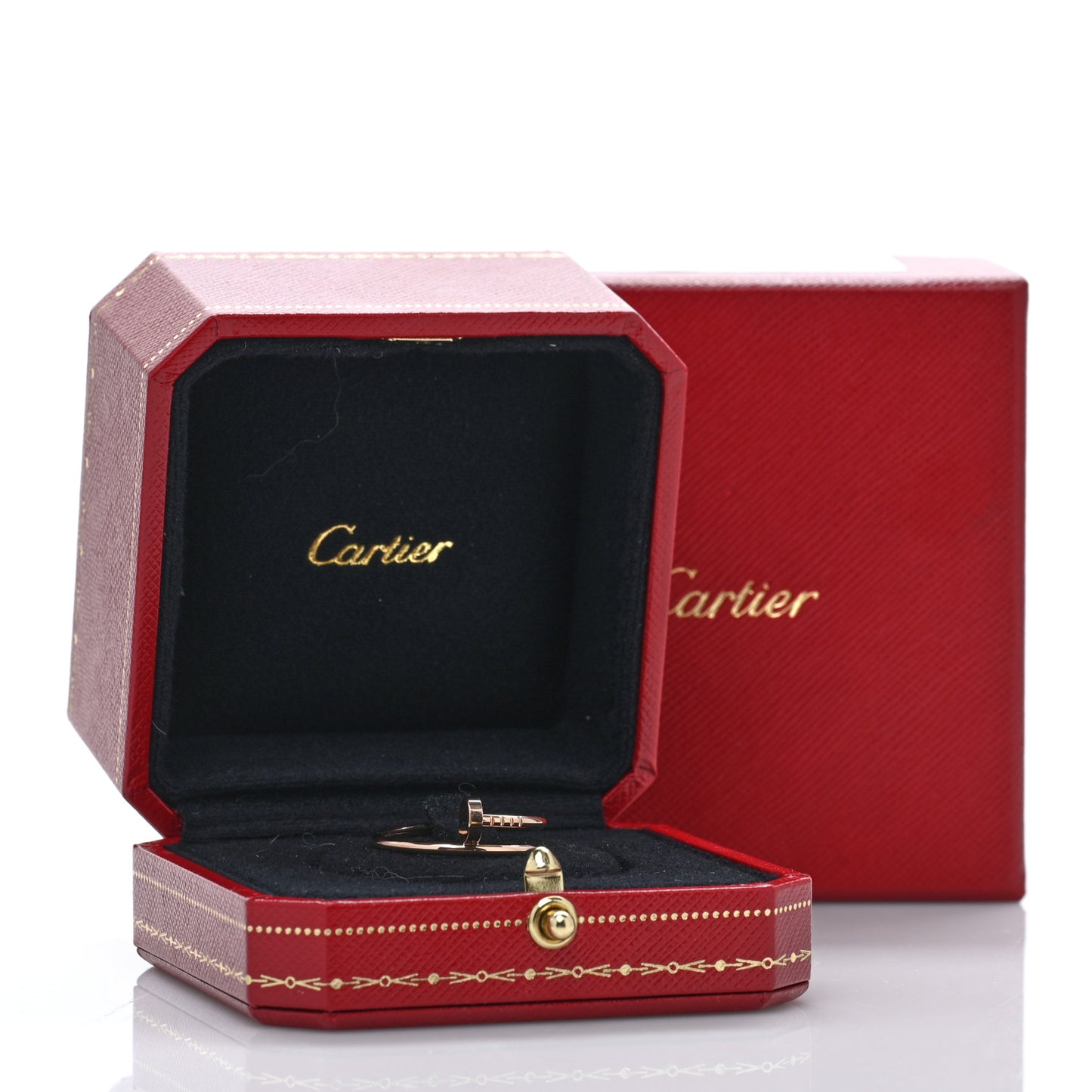 18K Pink Gold Small Juste Un Clou Ring 59 8.75