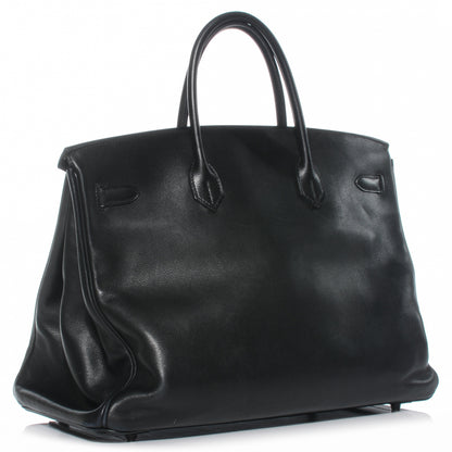 Hermes Evergrain Birkin 40 Black 3 of 10