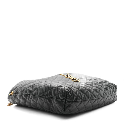 Saint Laurent Lambskin Quilted Maxi Icare Shopping Tote Black 5 of 14