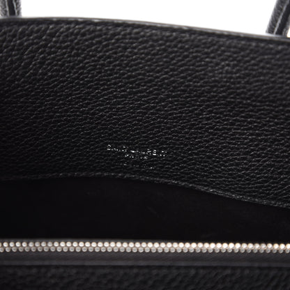 Saint Laurent Grained Calfskin Baby Sac De Jour Souple Black 8 of 10