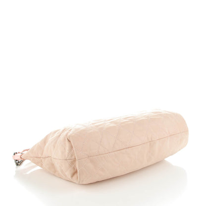 Chanel Iridescent Calfskin Quilted Coco Daily Hobo Rose Clair 4 of 7