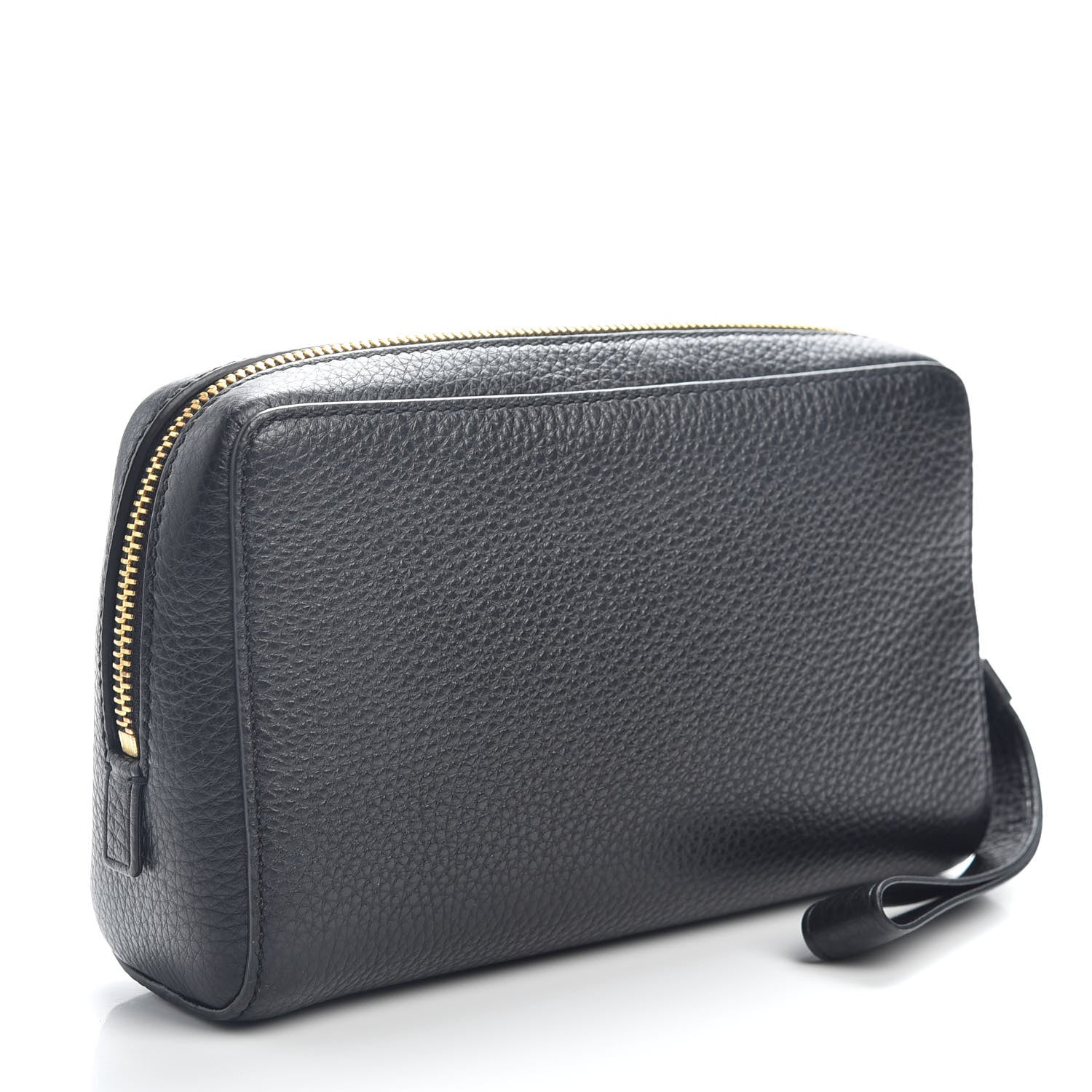 Tom Ford Grained Calfskin Medium Cosmetic Pouch Black 2 of 4
