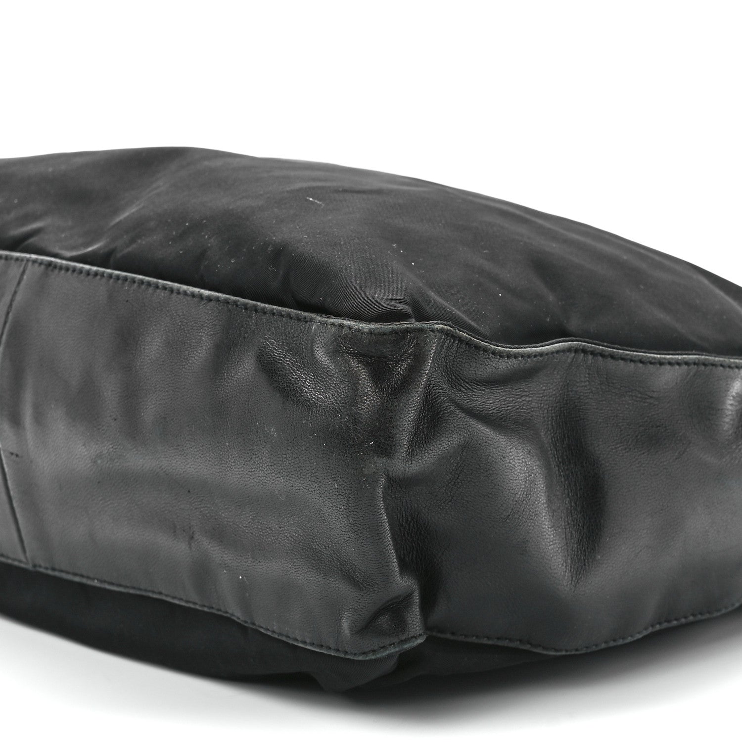 Prada Nylon Calfskin Tote Black 10 of 10