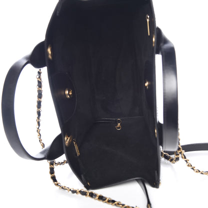 Chanel Caviar Small Studded Deauville Tote Black 6 of 11