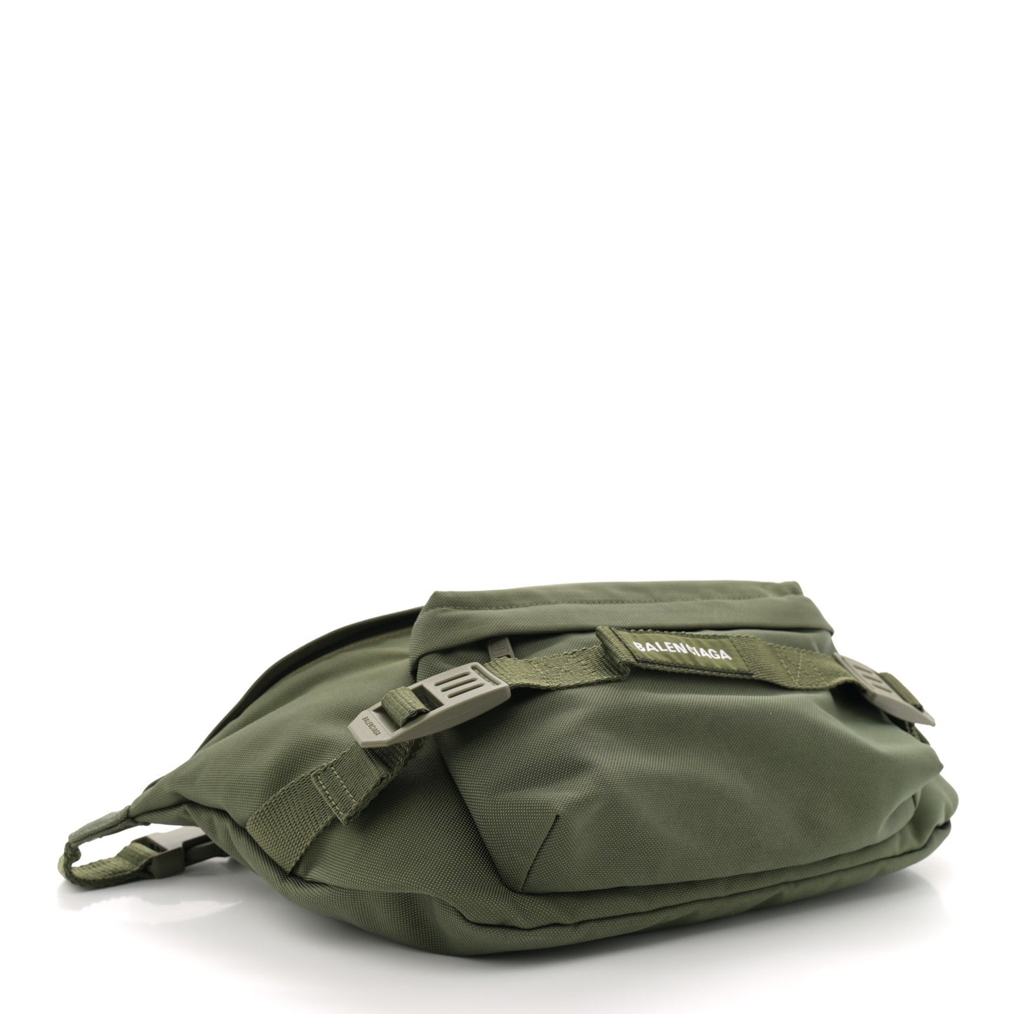 Recycled Casual Nylon Large Army Beltpack Dark Green