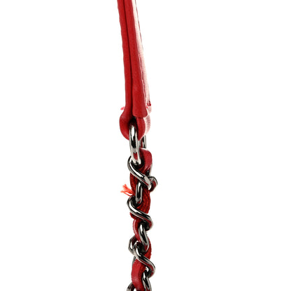 Chanel Lambskin Small CC Crossing Flap Red 11 of 12