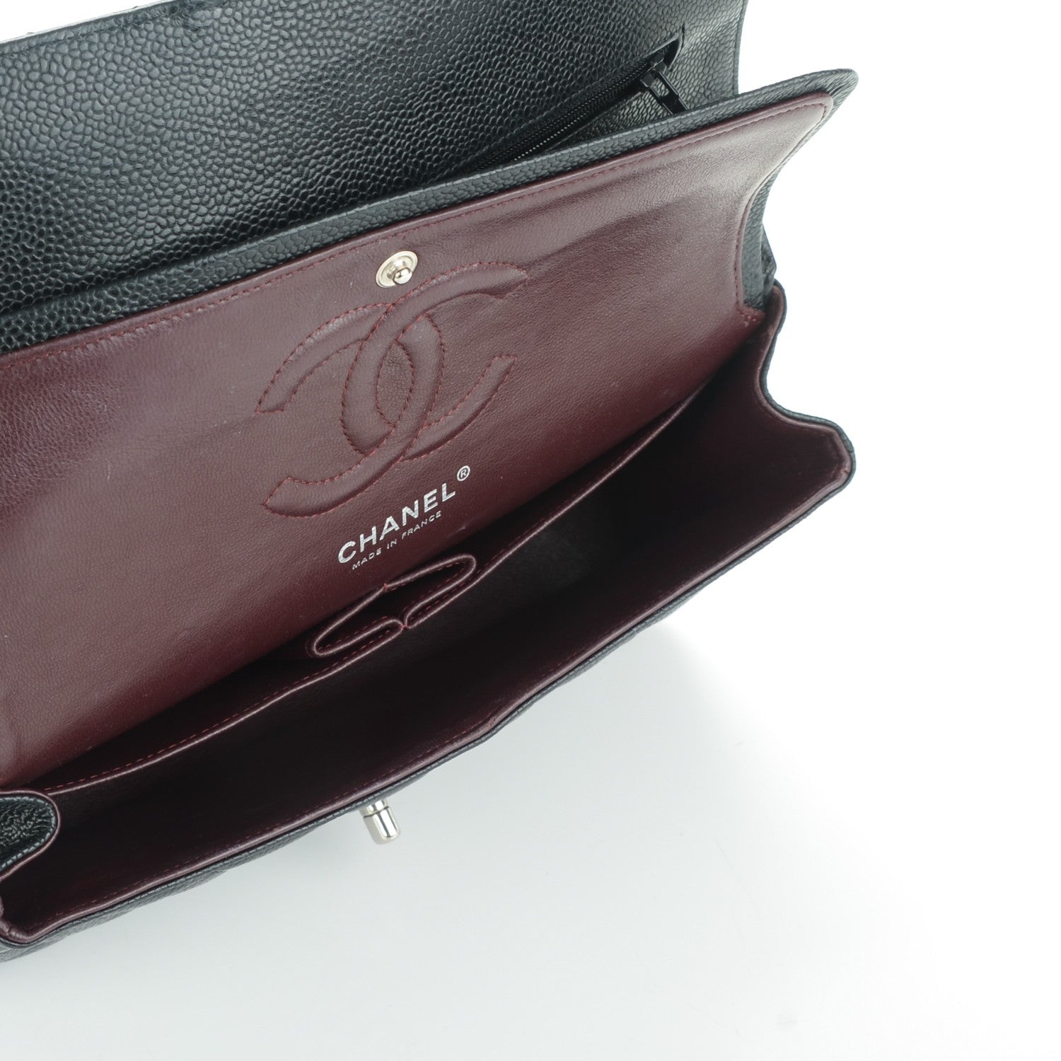 Chanel Caviar Quilted Medium Double Flap Black 5 of 7