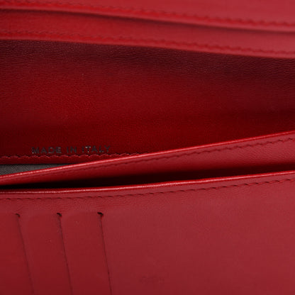 Chanel Patent Calfskin Lucky Symbols Yen Wallet Red 6 of 7
