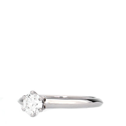 Tiffany Platinum Diamond .37ct Solitaire Engagement Ring 47 4 4 of 6