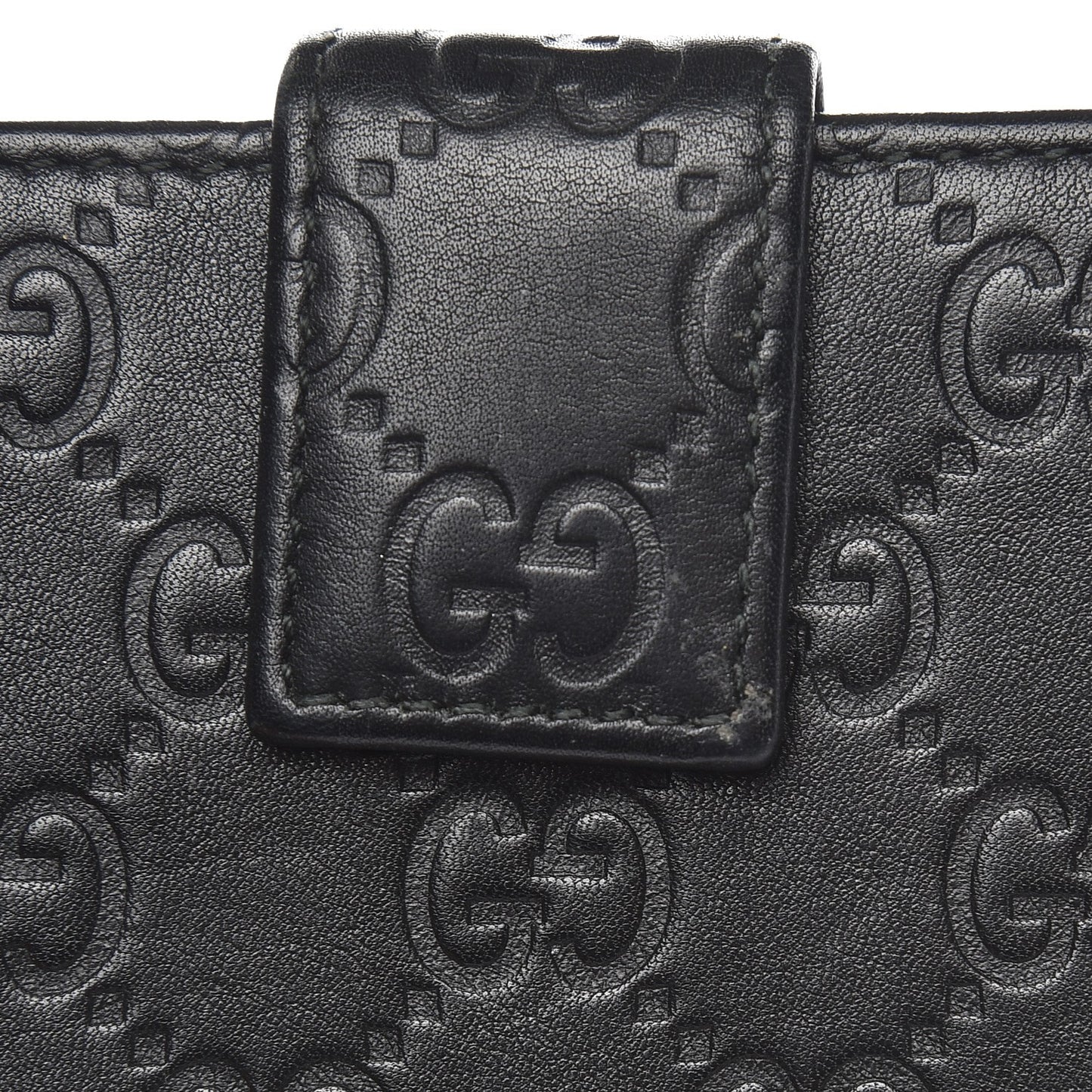 Guccissima Twins French Wallet Black