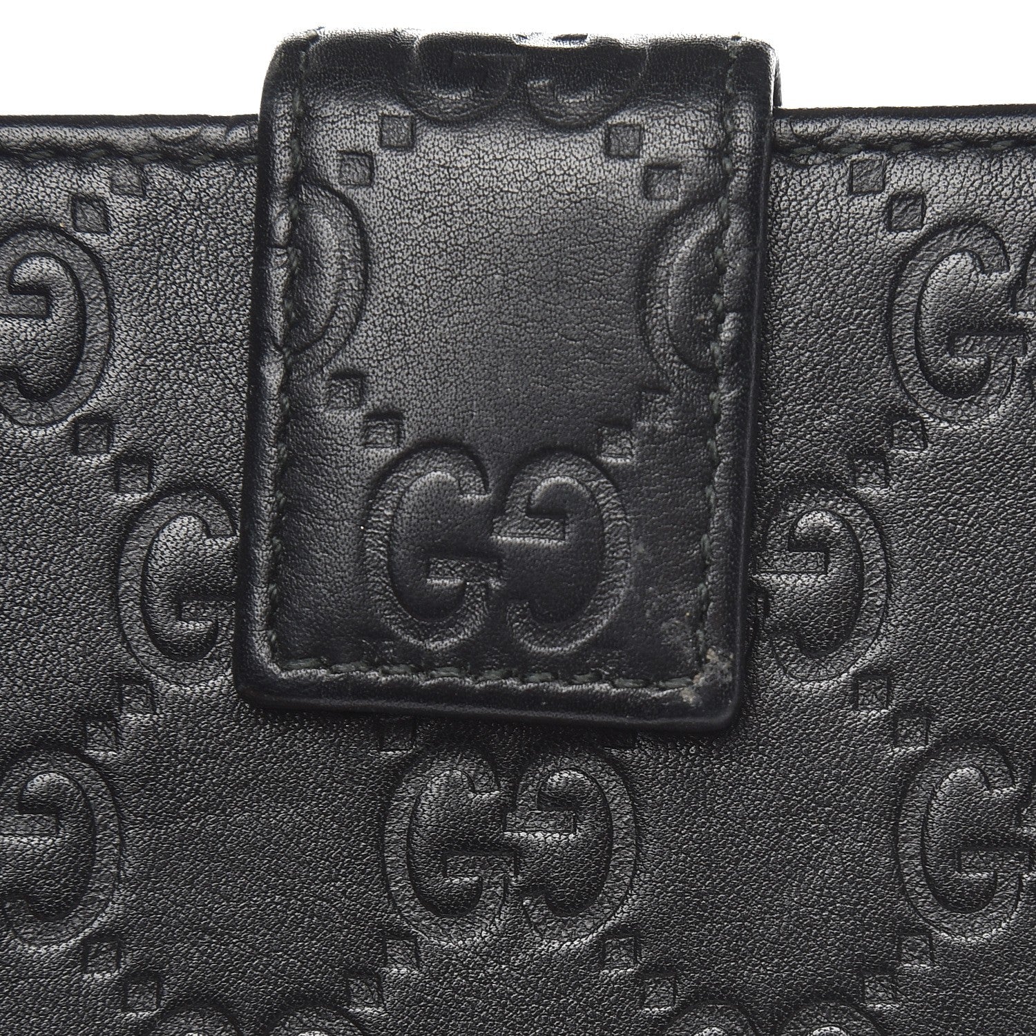 Gucci Guccissima Twins French Wallet Black 8 of 8