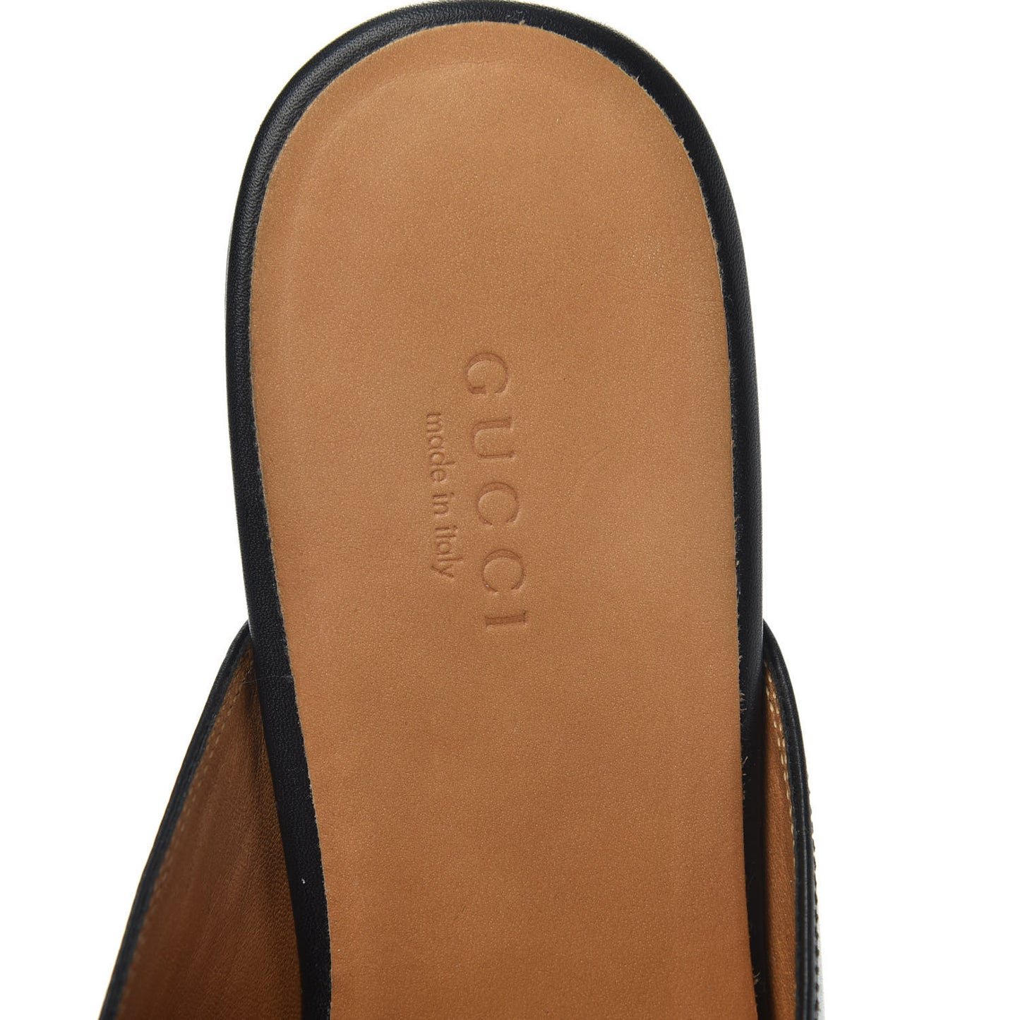 Calfskin Womens Princetown Slippers 39 Black