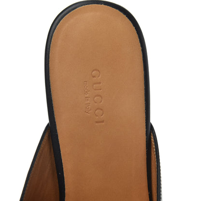 Gucci Calfskin Womens Princetown Slippers 39 Black 6 of 10