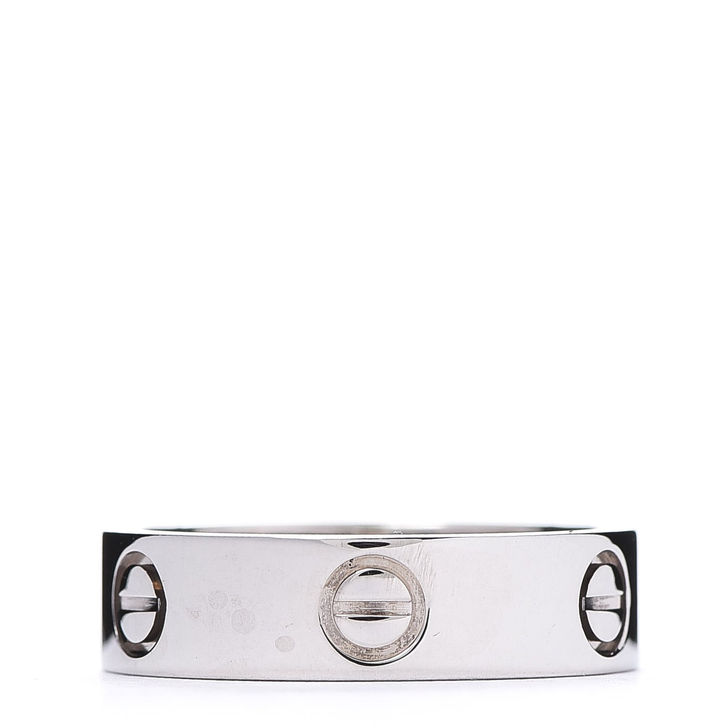 18K White Gold 5.5mm LOVE Ring 56 7.5