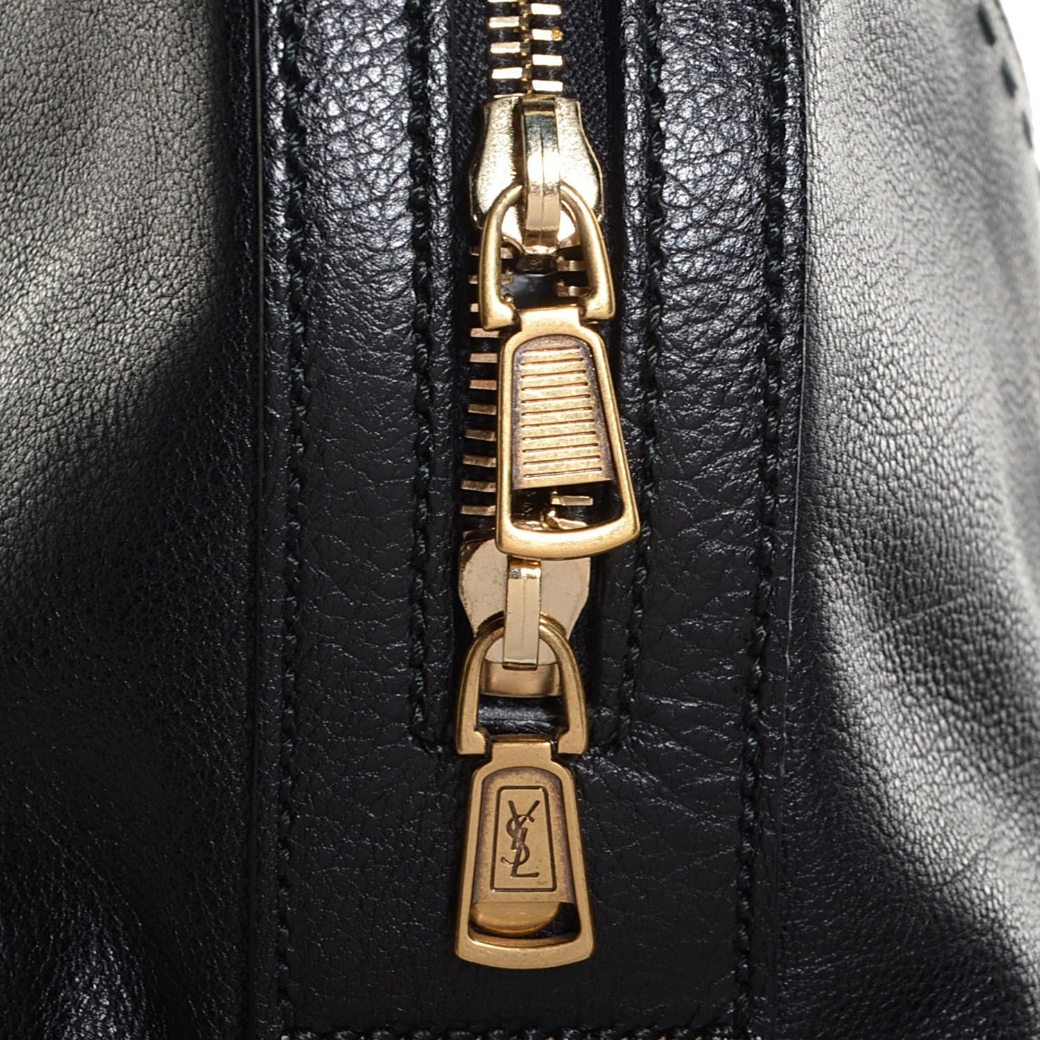 Saint Laurent Calfskin Oversized Muse Black 9 of 9