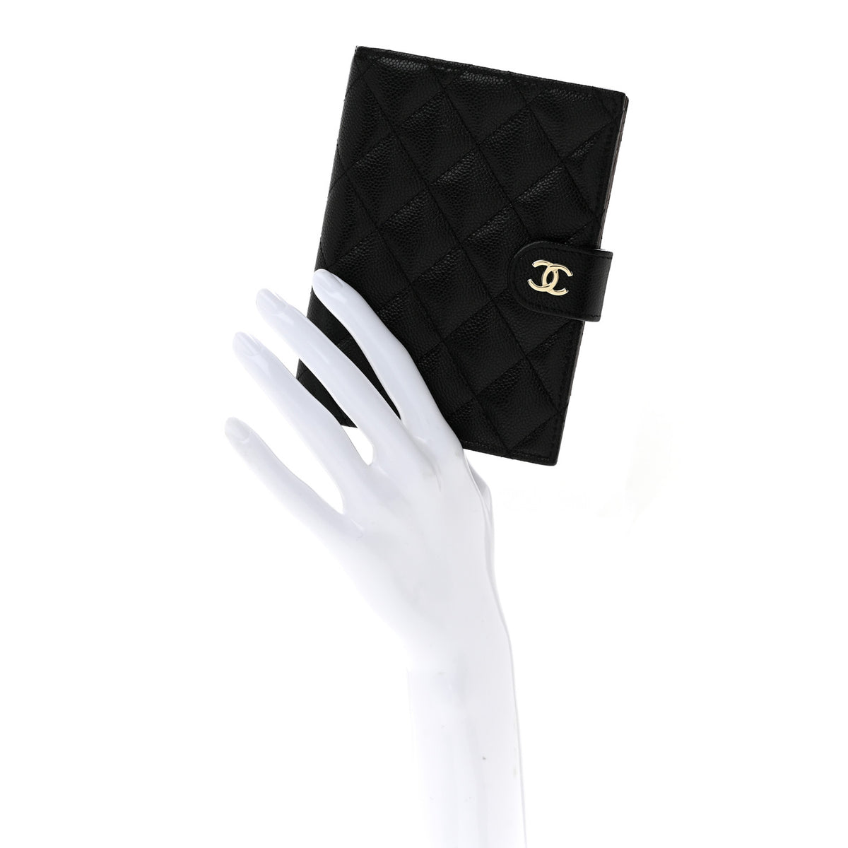 Chanel Caviar Quilted Passport Holder Black 2 of 7