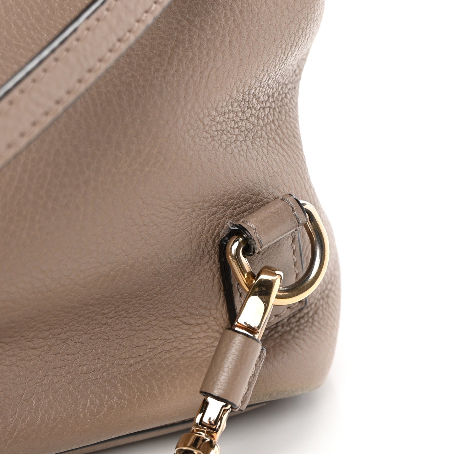 Suede Calfskin Medium Faye Backpack Motty Grey