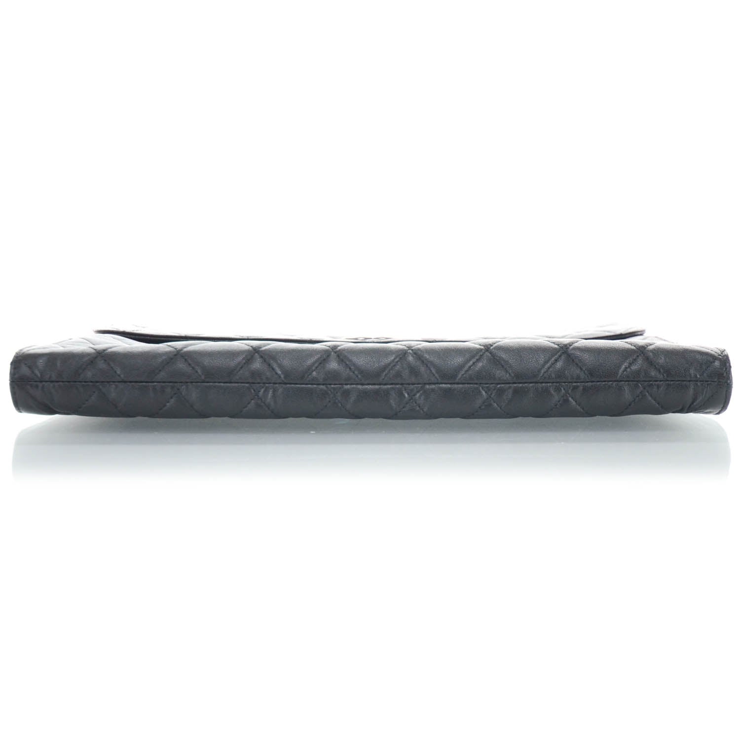 Chanel Calfskin Quilted Document Portfolio Holder Black 6 of 11