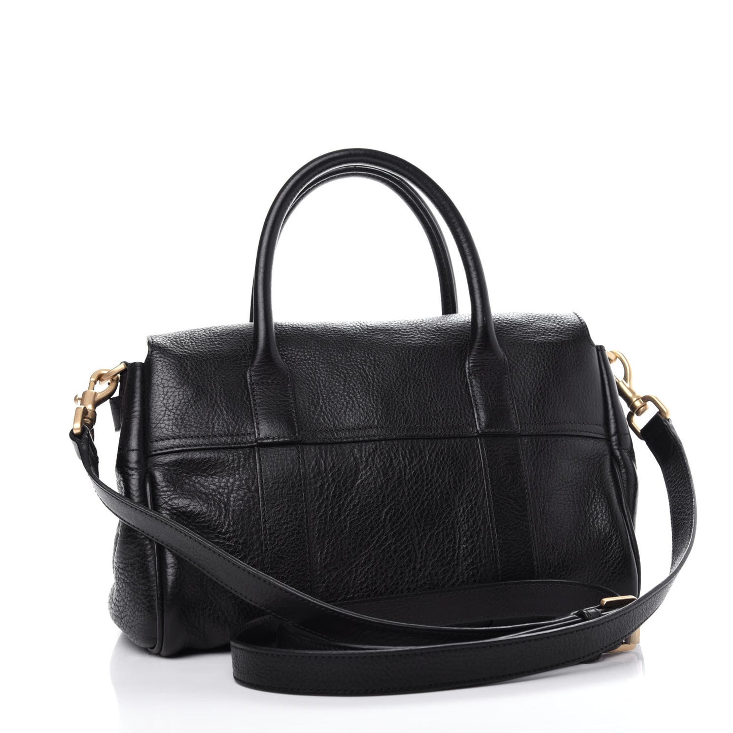 Natural Leather Small Bayswater Black