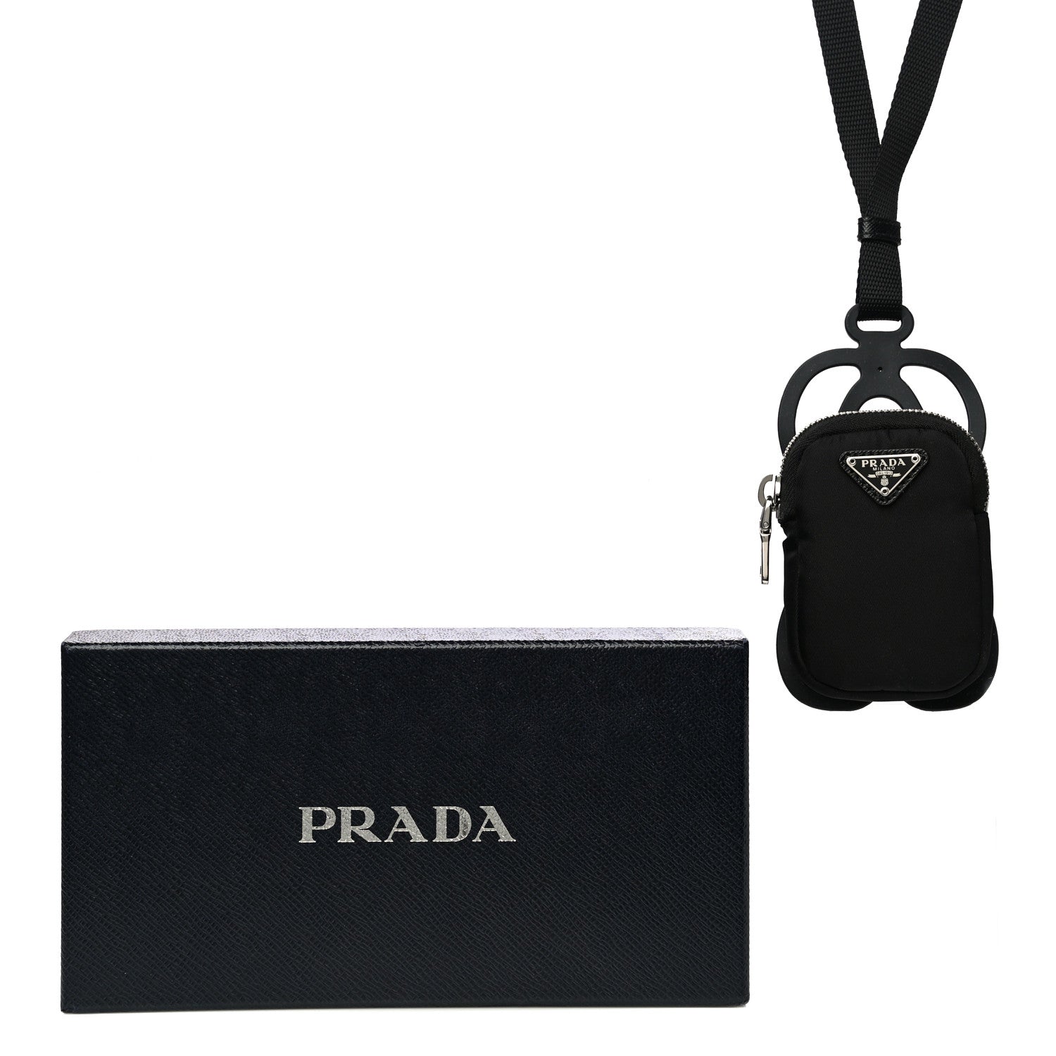 Prada Re-Nylon Nastro Smartphone Case Black 10 of 10