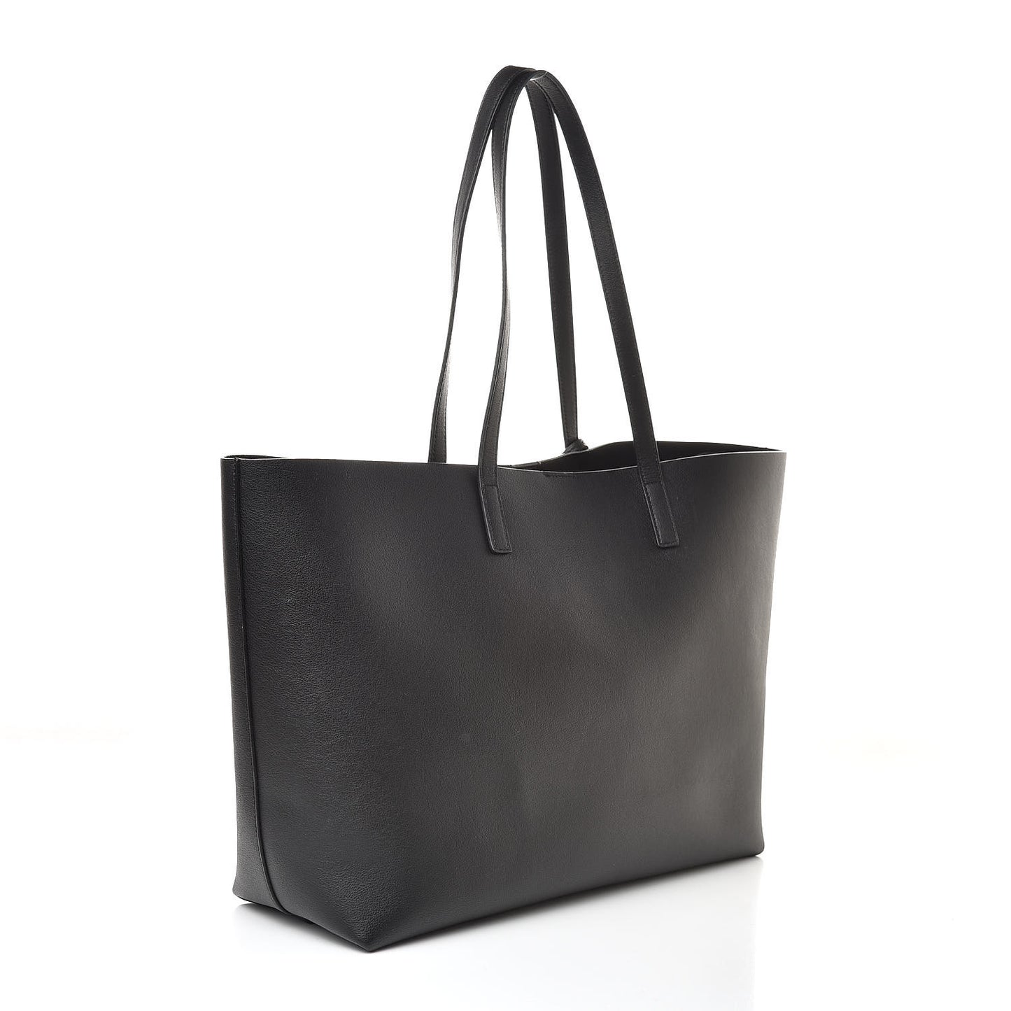 Calfskin Large Shopping Tote Black