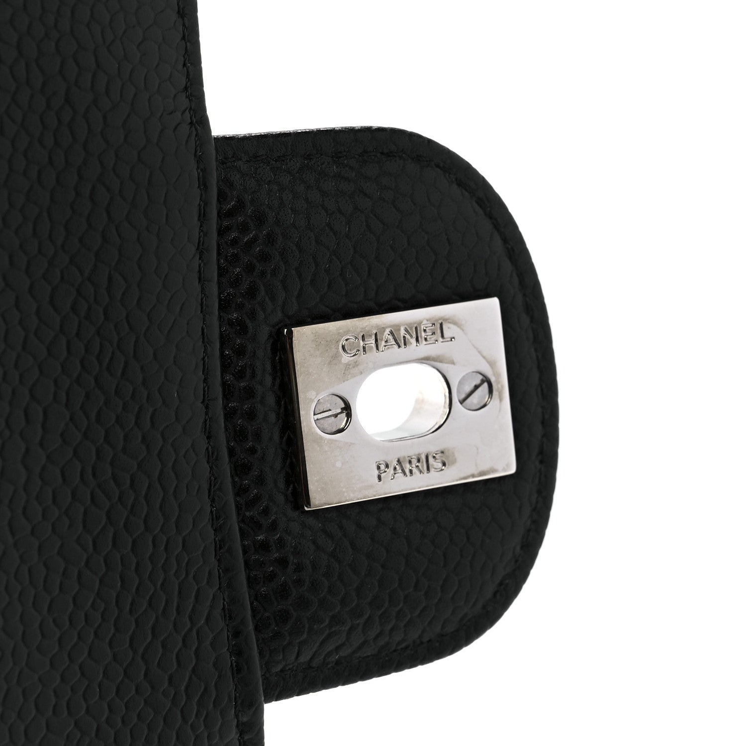 Chanel Caviar Quilted Medium Double Flap Black 9 of 14