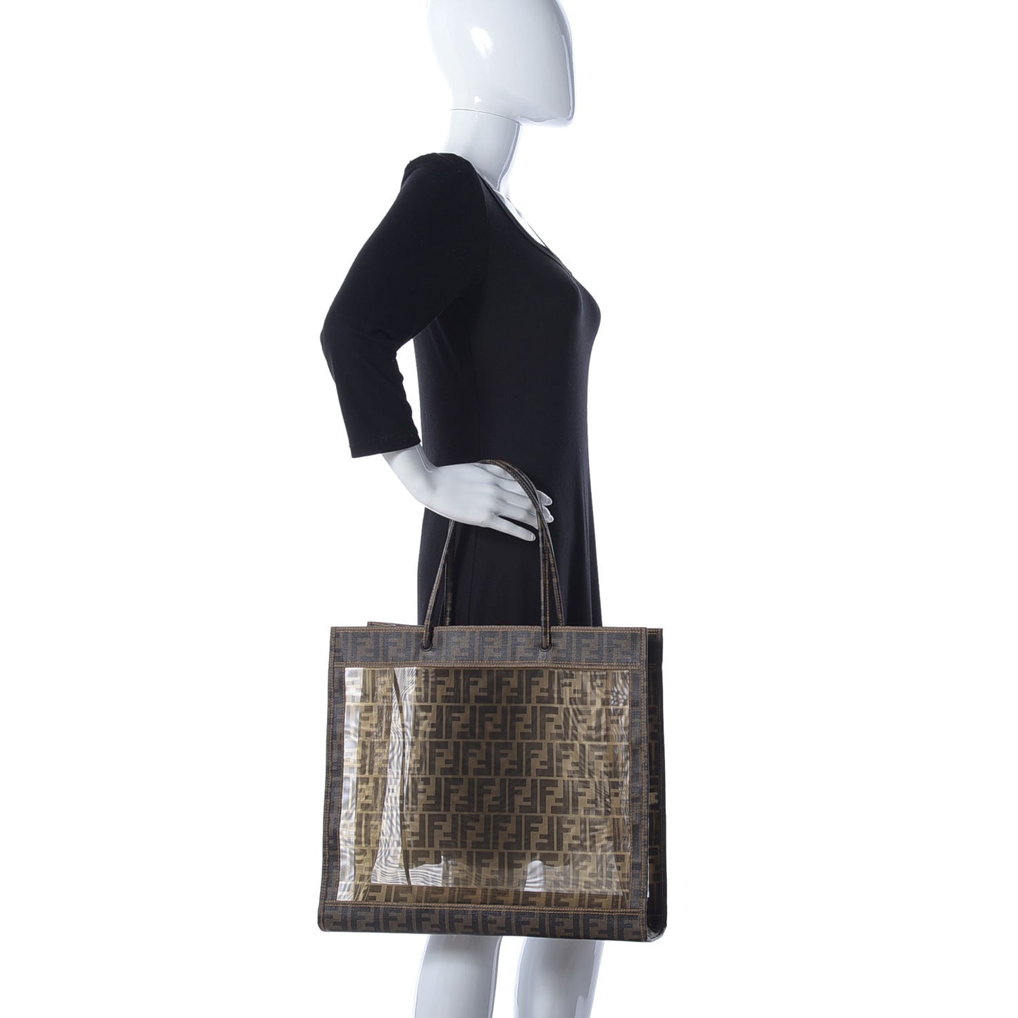 Mesh Glazed Fabric FF 1974 Tote Tobacco