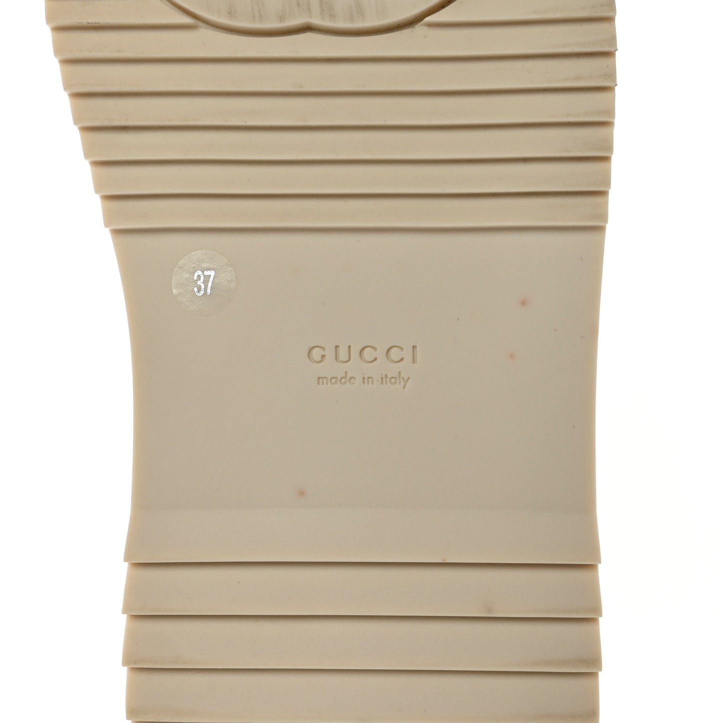 Linen Psychedelic Mini GG Monogram Angelina Platform 55mm Slide Sandals 37 Multicolor