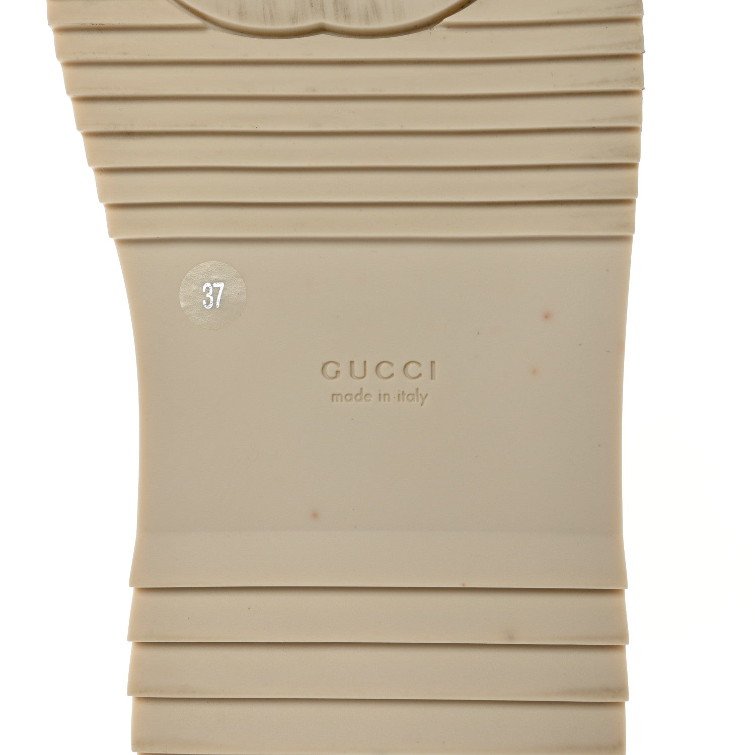 Gucci Linen Psychedelic Mini GG Monogram Angelina Platform 55mm Slide Sandals 37 Multicolor 6 of 12