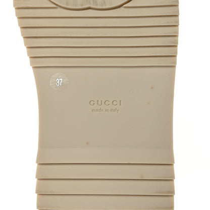 Gucci Linen Psychedelic Mini GG Monogram Angelina Platform 55mm Slide Sandals 37 Multicolor 6 of 12