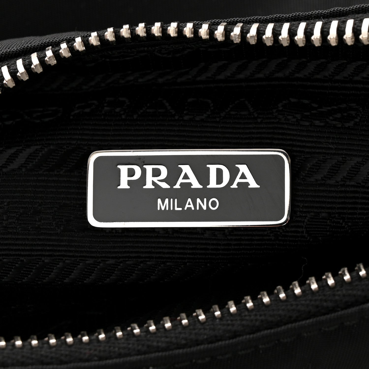 Prada Tessuto Nylon Saffiano Mini Re-Edition 2005 Bag Black 6 of 11