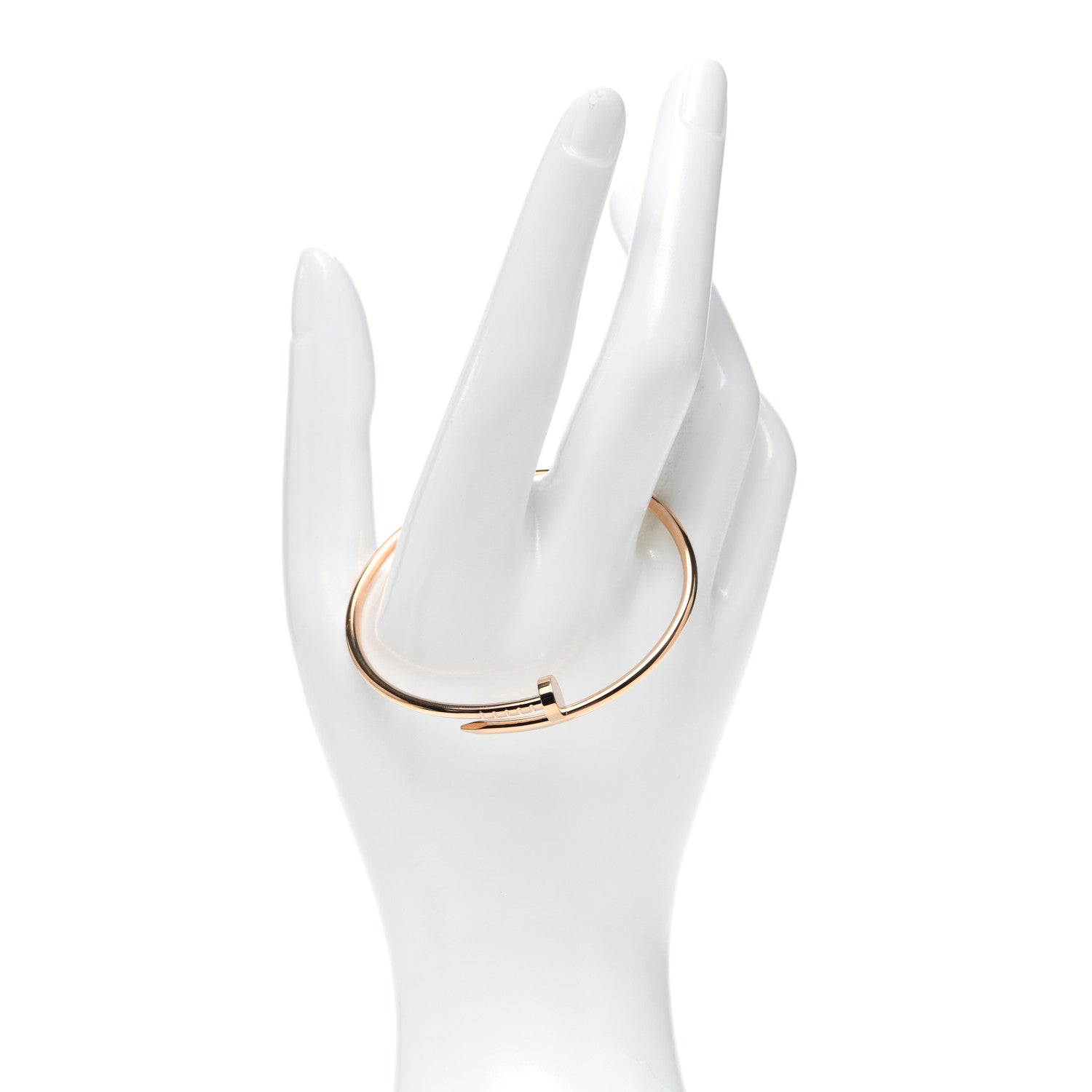 Cartier 18K Pink Gold Small Juste Un Clou Bracelet 16 2 of 6