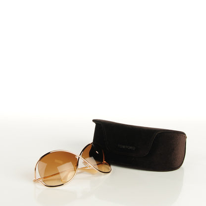 Tom Ford Miranda Crossover Sunglasses TF130 Gold 8 of 8