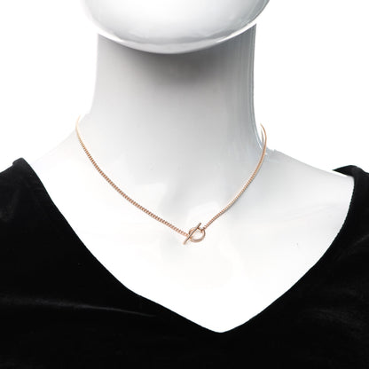 Hermes 18K Rose Gold PM Echappee Necklace SH 2 of 5