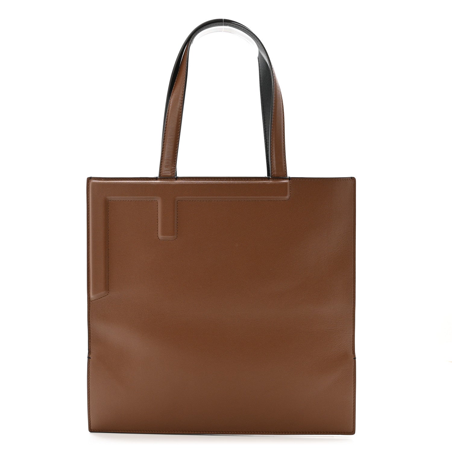 Fendi Vitello Bellagio Medium Fendi Flip Cognac Black 1 of 10