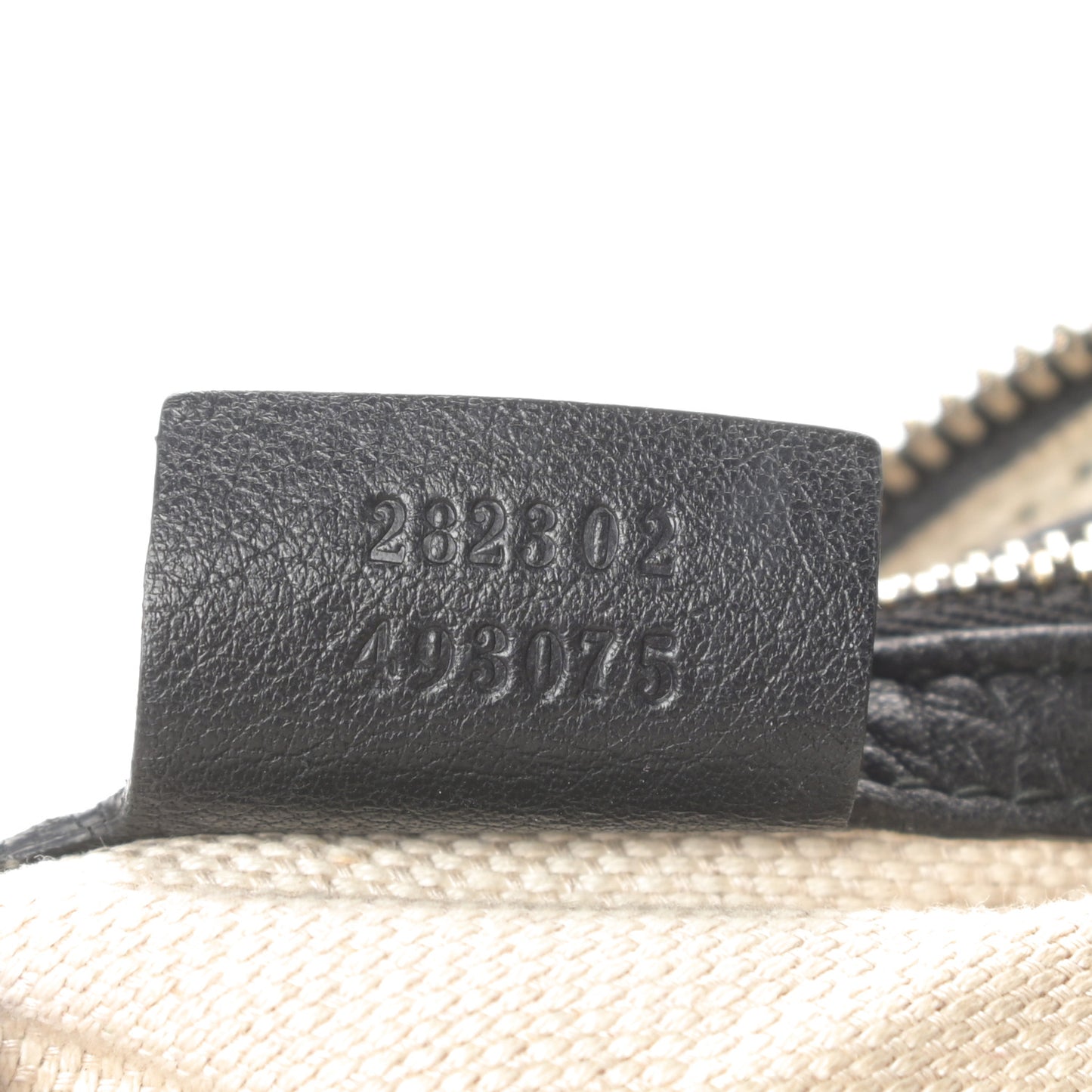 Pebbled Calfskin Medium Soho Boston Black