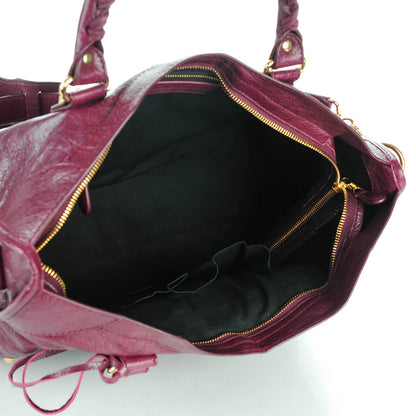 Balenciaga Agneau Giant 12 Gold Hardware City Violet Prune 5 of 11