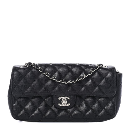 Chanel Caviar Quilted East West Flap Black 1 of 4