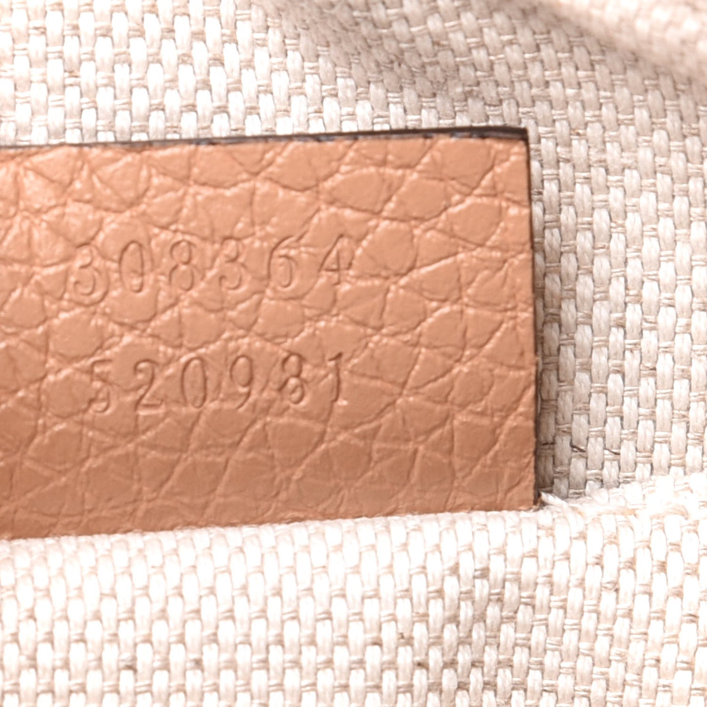 Pebbled Calfskin Small Soho Disco Bag Camelia