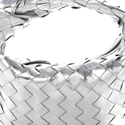 Bottega Veneta Metallic Nappa Intrecciato Mini Jodie Silver 8 of 11